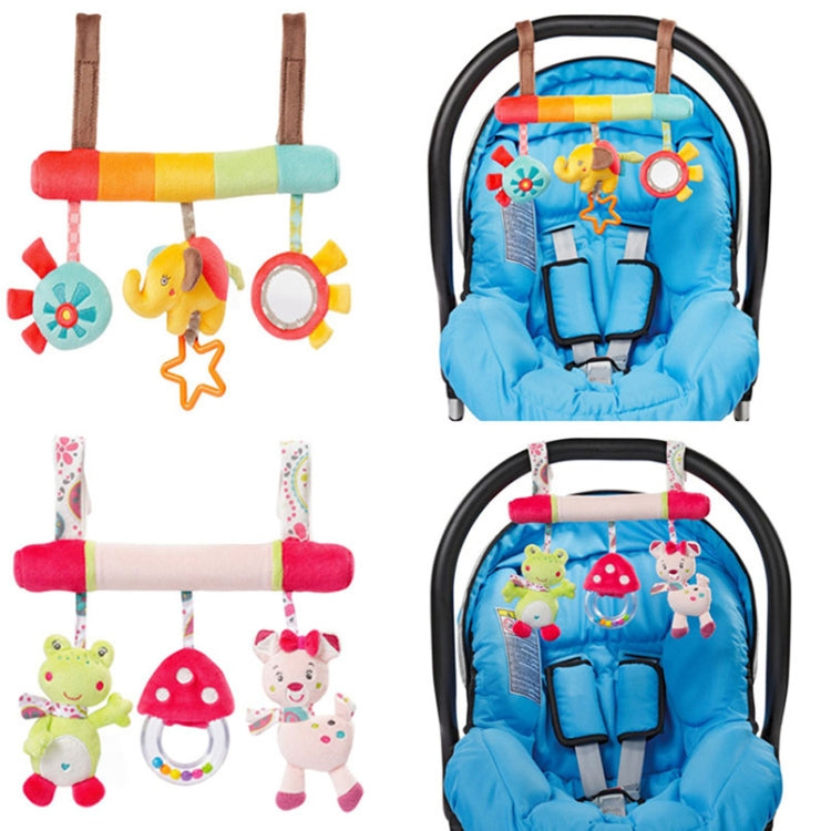 Soft Infant Crib Bed Stroller Toy Spiral Baby Toys For Newborns Car Seat Educational Rattle Baby Towel Education Toys(pink rabbit) - Baby Toys by PMC TechLife | Online Shopping South Africa | PMC TechLife