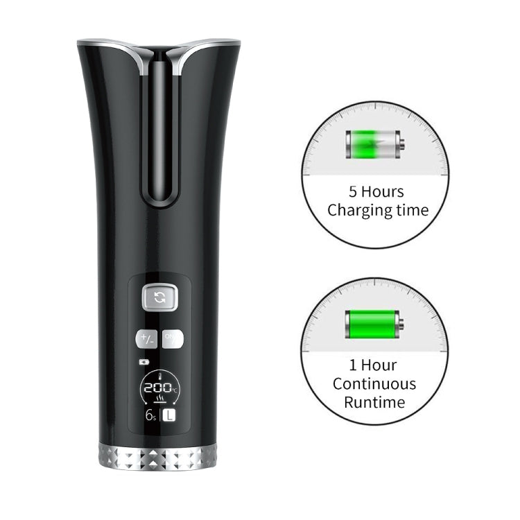 USB Charging Automatic Rotating Curling Iron Portable Wireless Travel Curling Iron(White) - Hair Curler by PMC TechLife | Online Shopping South Africa | PMC TechLife