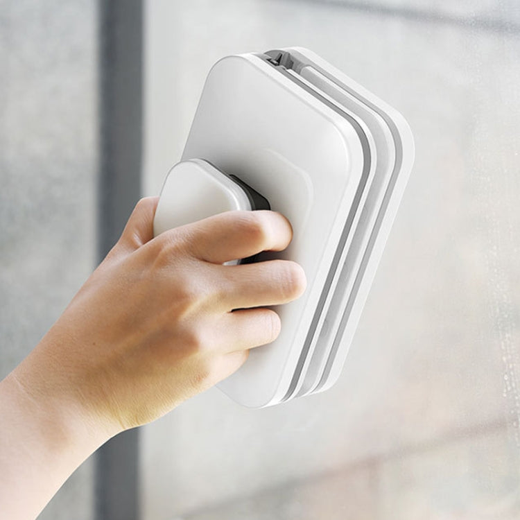 Adjustable Magnetic Glass Wiper Double-Sided Magnetic Window Wiper High-Level Insulating Glass Cleaner, Specification: Rectangle 20-35mm - Sponges, Cloths & Brushes by PMC TechLife | Online Shopping South Africa | PMC TechLife