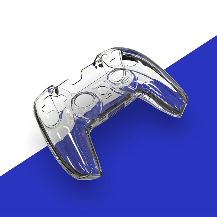 KJH PS5-002 Game Controller Crystal Shell Wireless Controller Protective Shell Cover PC Transparent Protective Hard Shell For PS5(Transparent Red) - Cases by KJH | Online Shopping South Africa | PMC TechLife