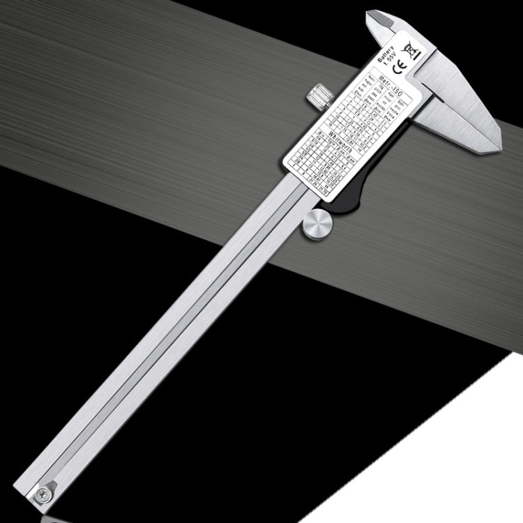 0-150mm Plastic Meter Stainless Steel Body Digital Display Electronic High-Precision Vernier Caliper, Specification: 2 Units of mm/inch - Measuring Tools by PMC TechLife | Online Shopping South Africa | PMC TechLife