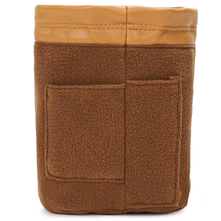 S.C.COTTON Liner Bag Waterproof Digital Protection Portable SLR Lens Bag Micro Single Camera Bag Photography Bag, Colour:  Beige L - Lens Bag by PMC TechLife | Online Shopping South Africa | PMC TechLife