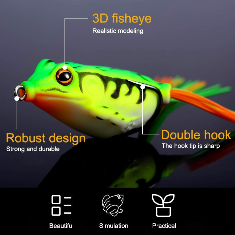 Bionic Thunder Frog Lure Bait Simulation Fishing Bait, Specification: 5.0cm/9g(19) - Fishing Lures by PMC TechLife | Online Shopping South Africa | PMC TechLife