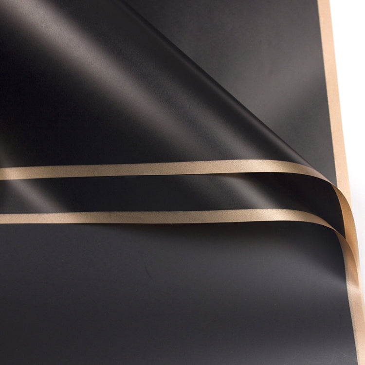 20 Sheets / Pack Phnom Penh Flower Matte Paper Flower Wrapping Paper Bouquet Jelly Film Waterproof Gift Wrapping Paper 58x58cm, Colour: Black - Holiday Decorations by PMC TechLife | Online Shopping South Africa | PMC TechLife