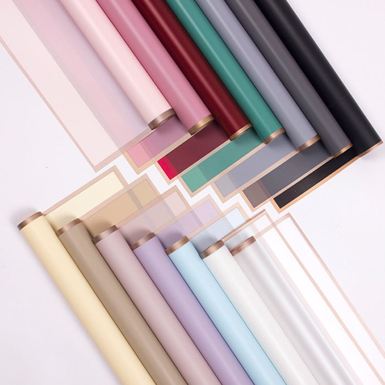 20 Sheets / Pack Phnom Penh Flower Matte Paper Flower Wrapping Paper Bouquet Jelly Film Waterproof Gift Wrapping Paper 58x58cm, Colour: Black - Holiday Decorations by PMC TechLife | Online Shopping South Africa | PMC TechLife