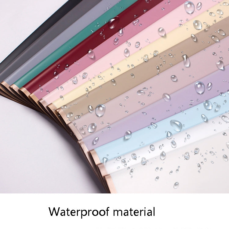 20 Sheets / Pack Phnom Penh Flower Matte Paper Flower Wrapping Paper Bouquet Jelly Film Waterproof Gift Wrapping Paper 58x58cm, Colour: Black - Holiday Decorations by PMC TechLife | Online Shopping South Africa | PMC TechLife