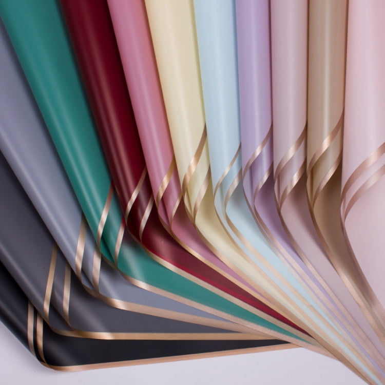 20 Sheets / Pack Phnom Penh Flower Matte Paper Flower Wrapping Paper Bouquet Jelly Film Waterproof Gift Wrapping Paper 58x58cm, Colour: Black - Holiday Decorations by PMC TechLife | Online Shopping South Africa | PMC TechLife