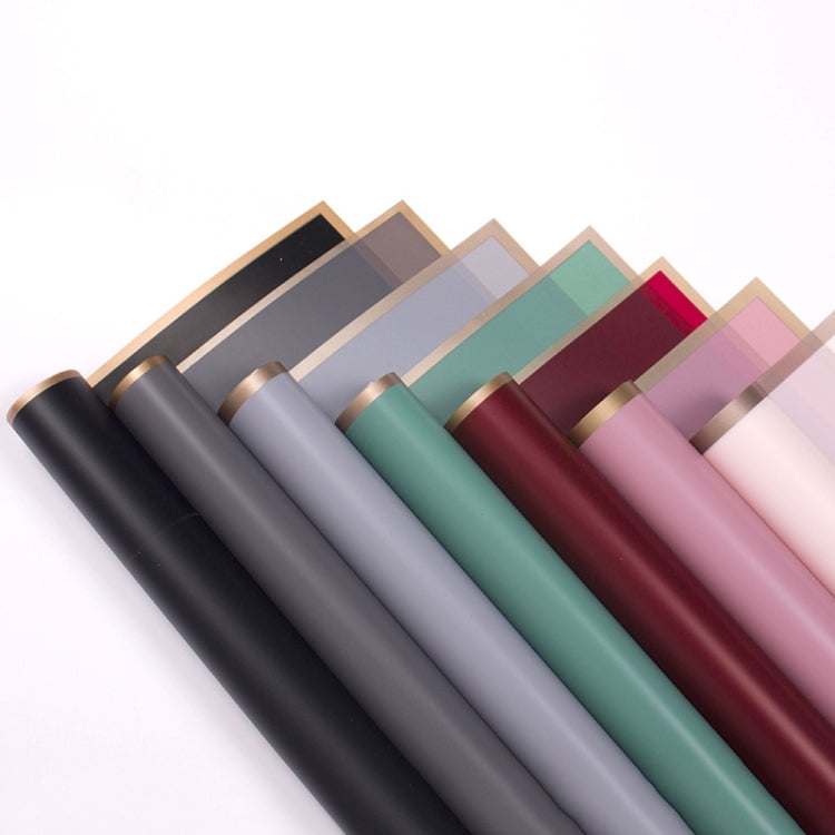 20 Sheets / Pack Phnom Penh Flower Matte Paper Flower Wrapping Paper Bouquet Jelly Film Waterproof Gift Wrapping Paper 58x58cm, Colour: Black - Holiday Decorations by PMC TechLife | Online Shopping South Africa | PMC TechLife