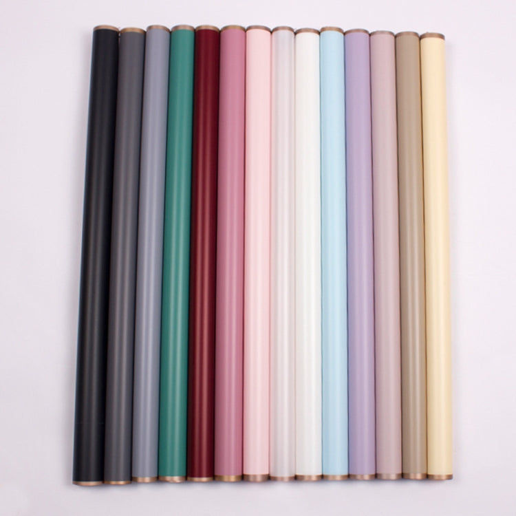 20 Sheets / Pack Phnom Penh Flower Matte Paper Flower Wrapping Paper Bouquet Jelly Film Waterproof Gift Wrapping Paper 58x58cm, Colour: Black - Holiday Decorations by PMC TechLife | Online Shopping South Africa | PMC TechLife