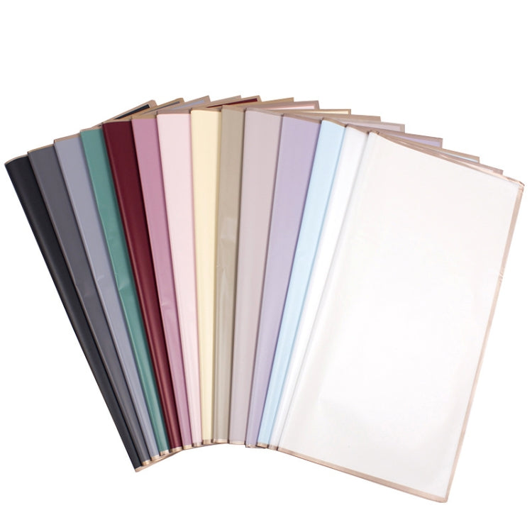 20 Sheets / Pack Phnom Penh Flower Matte Paper Flower Wrapping Paper Bouquet Jelly Film Waterproof Gift Wrapping Paper 58x58cm, Colour: Black - Holiday Decorations by PMC TechLife | Online Shopping South Africa | PMC TechLife