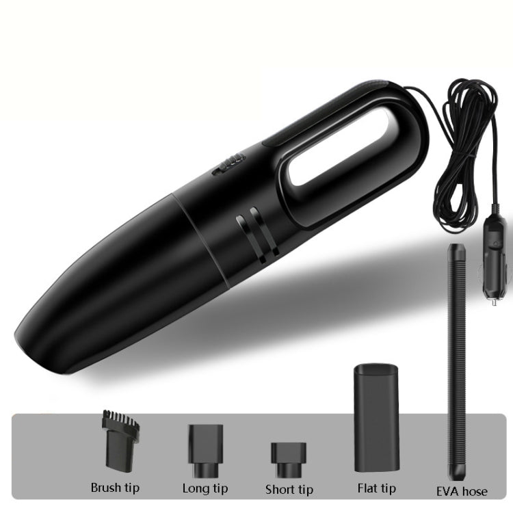 Car Handheld Portable Vacuum Cleaner Small Car Vacuum Cleaner Wired Black - Vacuum Cleaner by PMC TechLife | Online Shopping South Africa | PMC TechLife