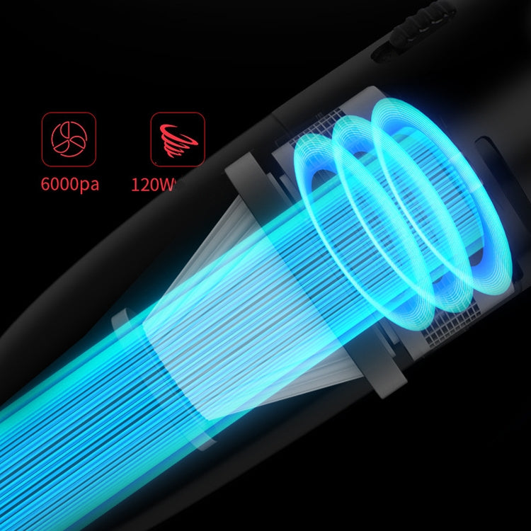 Car Handheld Portable Vacuum Cleaner Small Car Vacuum Cleaner Wireless Black Gray - Vacuum Cleaner by PMC TechLife | Online Shopping South Africa | PMC TechLife