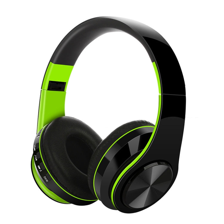 FG-69 Bluetooth Wireless Headset Subwoofer Mobile Computer Headset(Green) - Headset & Headphone by PMC TechLife | Online Shopping South Africa | PMC TechLife