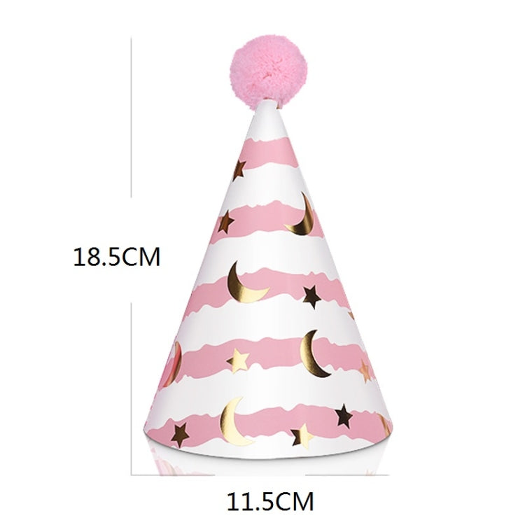 20 PCS Cute Children Bronzing Birthday Hats Cake Baking Decoration Party Hats Cute Rainbow - Holiday Decorations by PMC TechLife | Online Shopping South Africa | PMC TechLife