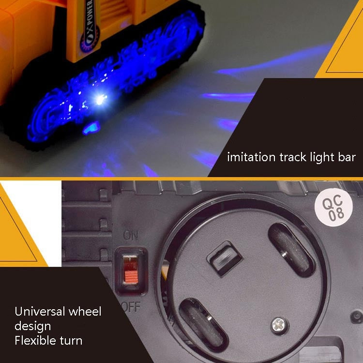 Children Light And Music Simulation Electric Excavator Car Toy, Style: Engineering Vehicle - free shipping - PMC TechLife - Order now!