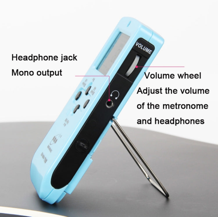 ENO EM-988A Electronic Vocal Rechargeable Metronome For Piano/Guitar/Drum/Guzheng/Violin(Pink) - Stringed Instruments by PMC TechLife | Online Shopping South Africa | PMC TechLife