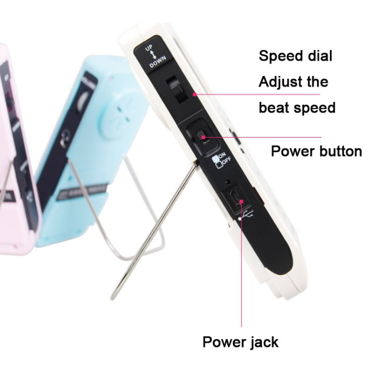 ENO EM-988A Electronic Vocal Rechargeable Metronome For Piano/Guitar/Drum/Guzheng/Violin(Pink) - Stringed Instruments by PMC TechLife | Online Shopping South Africa | PMC TechLife