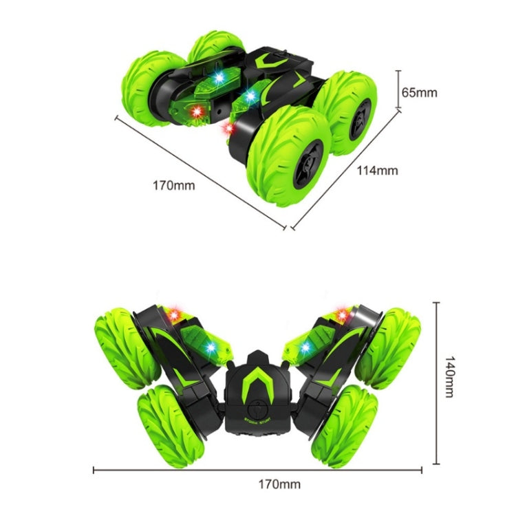 Double-Sided 360-Degree Lighting Stunt Car Climbing And Rolling Remote Control Off-Road Vehicle(Black Orange) - free shipping - PMC TechLife - Order now!