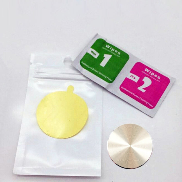 10 PCS CD Texture Aluminum Alloy Magnetic Sheet Magnetic Patch Set For Car Phone Holder, With Alcohol Cotton Sheet And Protective Film(Silver) - free shipping - PMC TechLife - Order now!