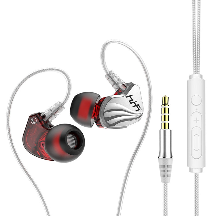 In-Ear Earphone Bass Mobile Phone Game Sports Wired Headset(Silver) - In Ear Wired Earphone by PMC TechLife | Online Shopping South Africa | PMC TechLife