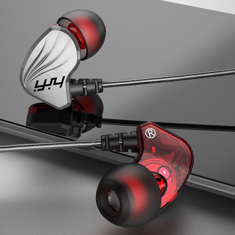 In-Ear Earphone Bass Mobile Phone Game Sports Wired Headset(Silver) - In Ear Wired Earphone by PMC TechLife | Online Shopping South Africa | PMC TechLife