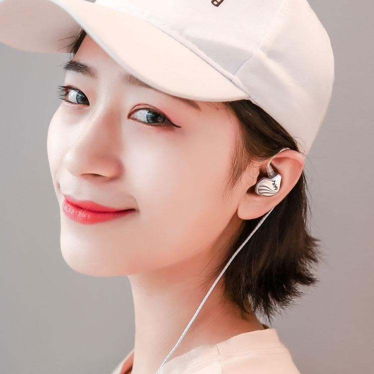 In-Ear Earphone Bass Mobile Phone Game Sports Wired Headset(Silver) - In Ear Wired Earphone by PMC TechLife | Online Shopping South Africa | PMC TechLife