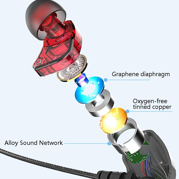 In-Ear Earphone Bass Mobile Phone Game Sports Wired Headset(Black) - In Ear Wired Earphone by PMC TechLife | Online Shopping South Africa | PMC TechLife