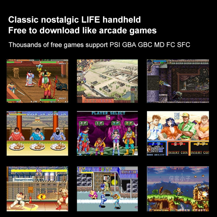 X20 LIFE Classic Games Handheld Game Console with 5.1 inch Screen & 8GB Memory, Support HDMI Output(Gray) - Pocket Console by PMC TechLife | Online Shopping South Africa | PMC TechLife | Buy Now Pay Later Mobicred