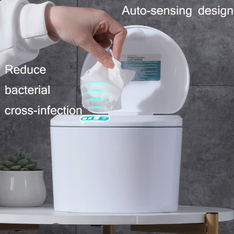 EXPED SMART Desktop Smart Induction Electric Storage Box Car Office Trash Can, Specification: 3L Battery Version (White) - free shipping - PMC TechLife - Order now!