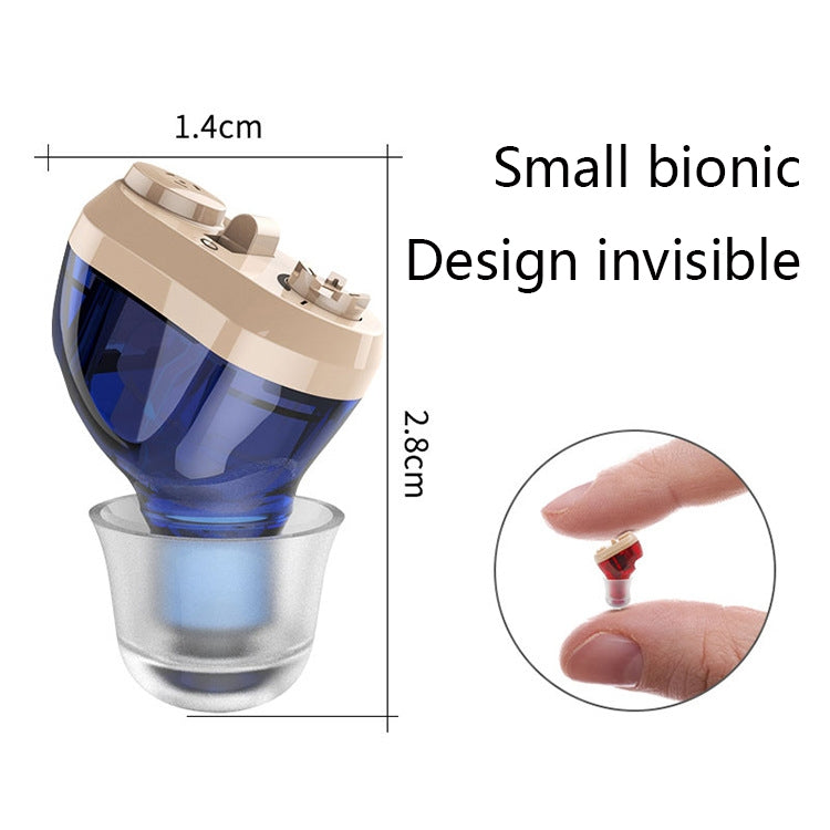 Old Man Hearing Aid Sound Amplifier Sound Collector(Red) - Hearing Aids by PMC TechLife | Online Shopping South Africa | PMC TechLife