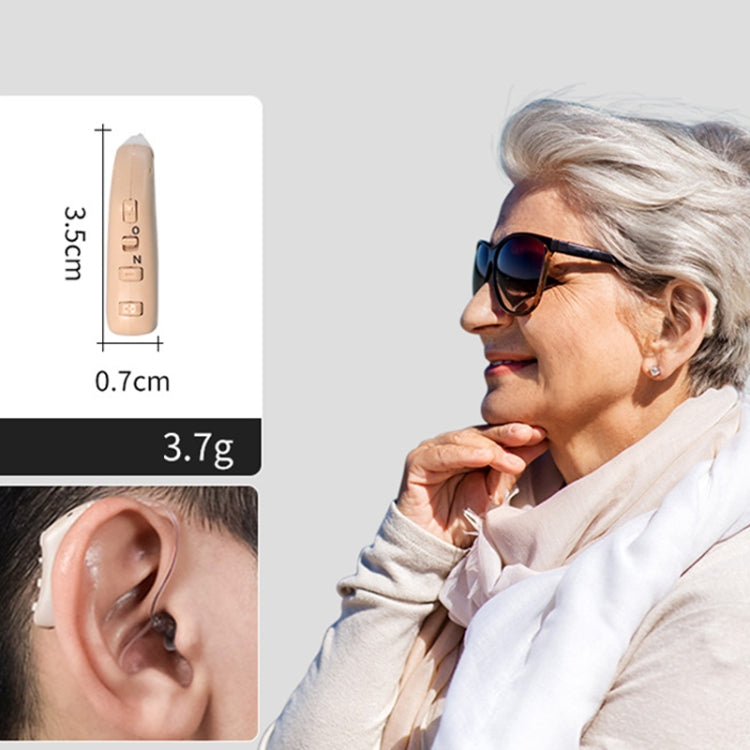 G28 Old Man Hearing Aid Sound Amplifier Sound Collector, Style: Left Ear(Blue) - Hearing Aids by PMC TechLife | Online Shopping South Africa | PMC TechLife