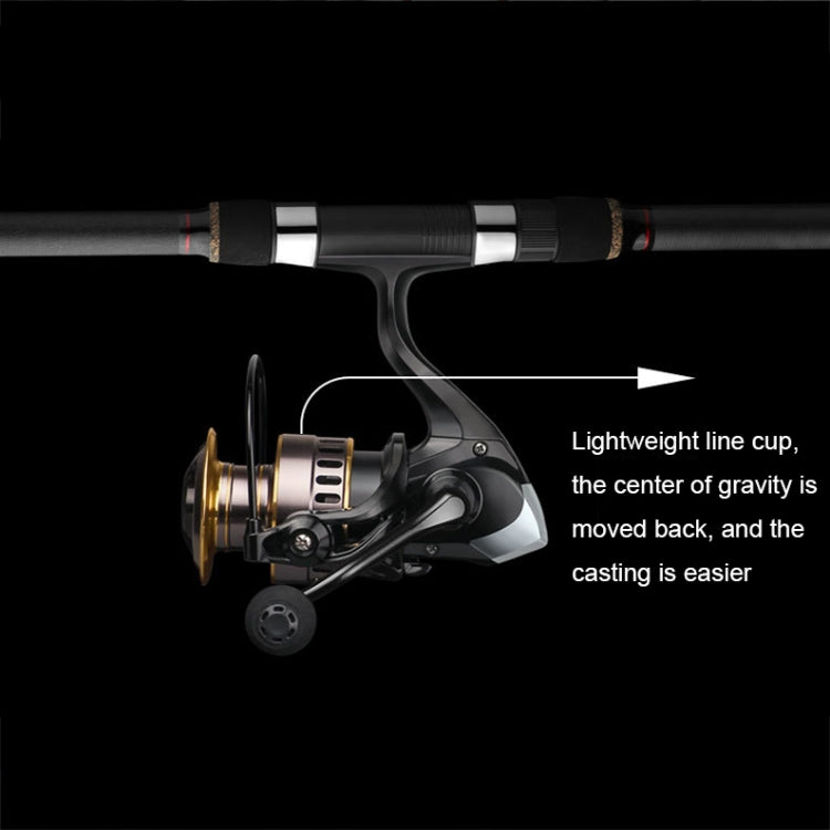 All Metal Rocker Arm Smooth Fishing Reel Spinning Reel, Spec: HE-5000 (EVA Grip) - Fishing Reels by PMC TechLife | Online Shopping South Africa | PMC TechLife