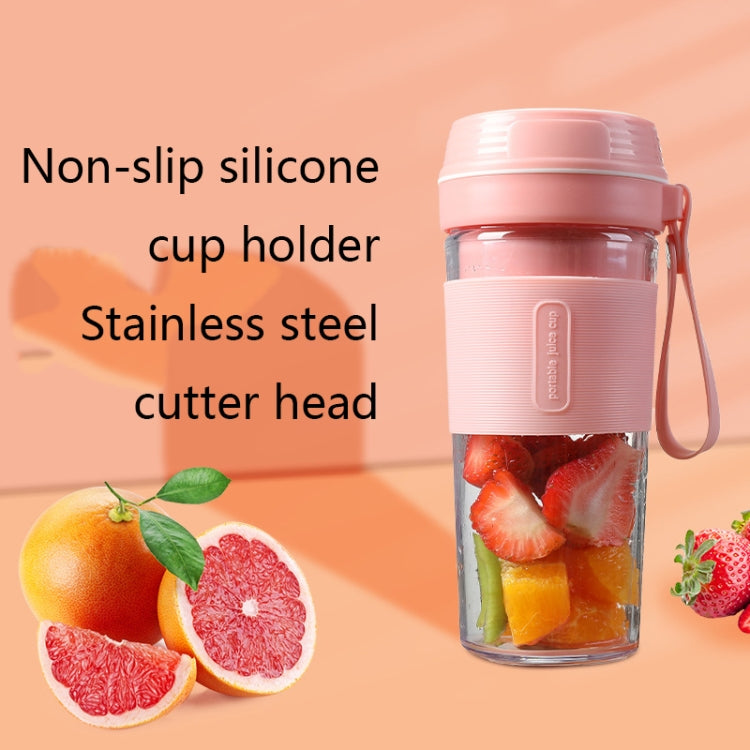 FS1300 Mini Juicer Home Portable Cooking Machine Student Juice Cup Juicer, Colour: Cherry Blossom Double Blade - free shipping - PMC TechLife - Order now!