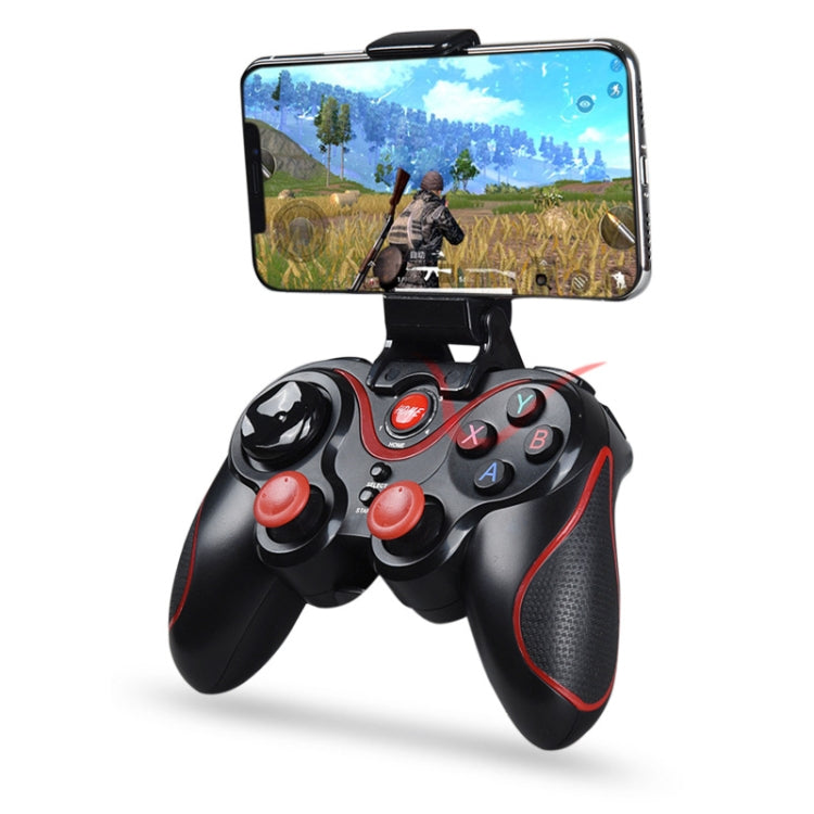 S6 Wireless Bluetooth Game Controller Handle With Bracket & Receiver For Android / IOS / PC - Controller Gamepad by PMC TechLife | Online Shopping South Africa | PMC TechLife