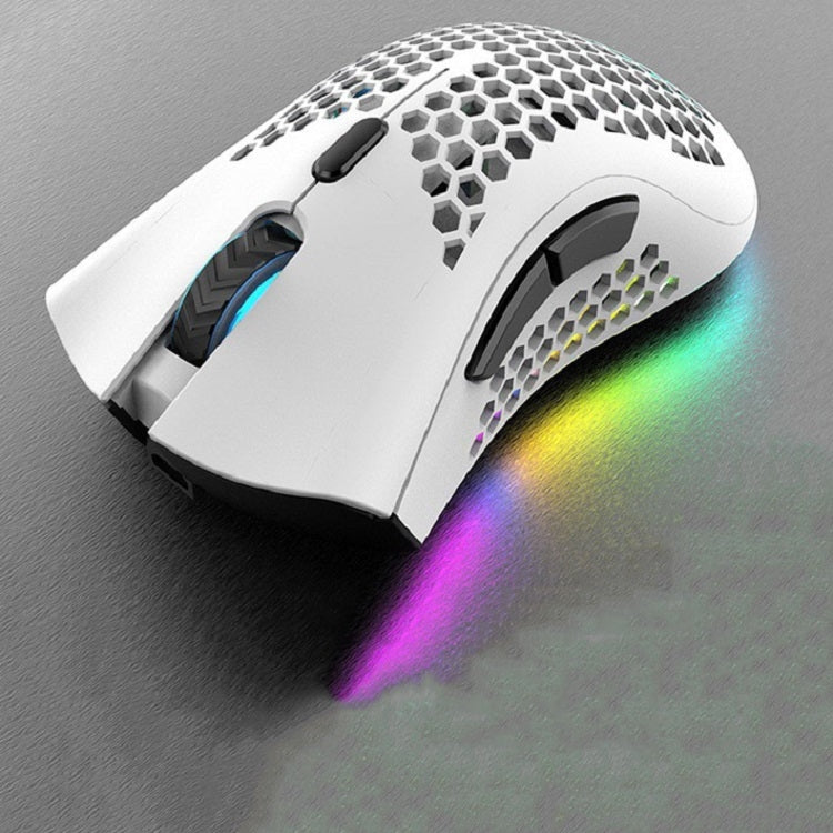 K-Snake BM600 1600 DPI 7-keys Hollow Lightweight Wireless Charging RGB Colorful Gaming Mouse(Wireless BM600 White) - free shipping - PMC TechLife - Order now!