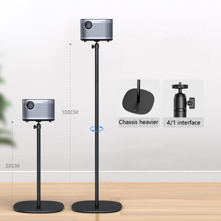 Xiaotian Desktop Metal Projection Machine Bracket Liftable Telescopic Holder, Style: L22 Floor Standard Version - free shipping - PMC TechLife - Order now!