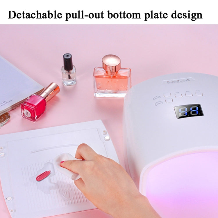 S10 48W Nail Lamp Wireless Phototherapy Lamp Rechargeable Nail Phototherapy Machine,US Plug - Nail Dryers by PMC TechLife | Online Shopping South Africa | PMC TechLife