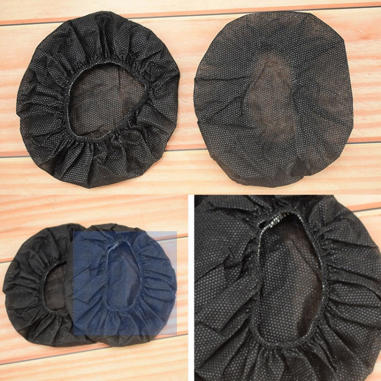 50 Pairs Earphone Disposable Dust Cover Game Headset Non-Woven Protective Cover(50 Pairs of Independent (Black)) - Earmuff & Pad by PMC TechLife | Online Shopping South Africa | PMC TechLife