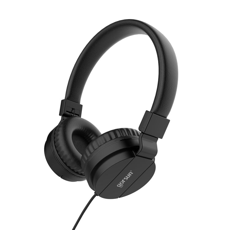 Gorsun GS-778 Mobile Phone Music Headset Wired Laptop Children Headphones(Black) - Headset & Headphone by PMC TechLife | Online Shopping South Africa | PMC TechLife