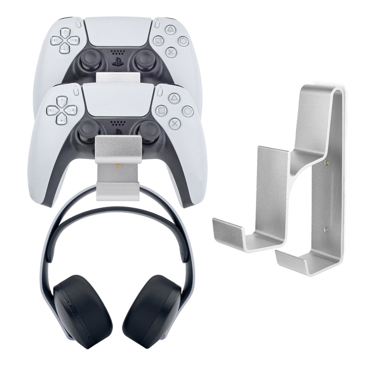 Gamepad & Headphone Three-In-One Wall Mounted Hanger For PS5 / PS4 - Holder by PMC TechLife | Online Shopping South Africa | PMC TechLife | Buy Now Pay Later Mobicred