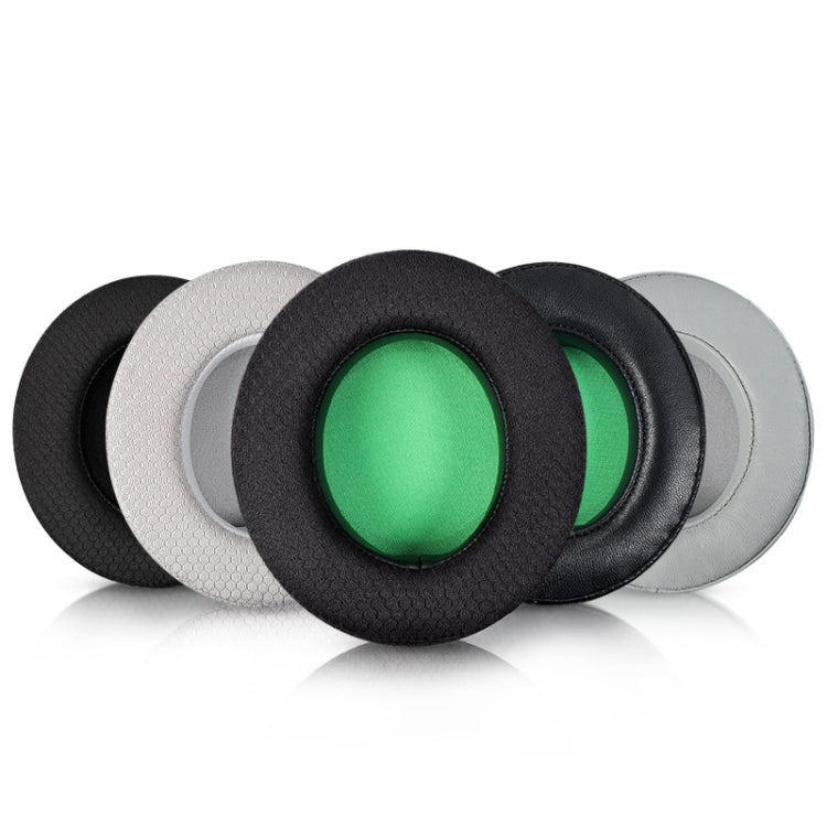 2 PCS Headset Sponge Case For Razer BlackShark V2/V2X/V2SE, Colour: Round(Black Green Net) - Earmuff & Pad by PMC TechLife | Online Shopping South Africa | PMC TechLife