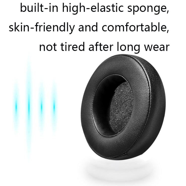 2 PCS Headset Sponge Case For Razer BlackShark V2/V2X/V2SE, Colour: Ellipse Lambskin(Black Paper Green Net) - Earmuff & Pad by PMC TechLife | Online Shopping South Africa | PMC TechLife