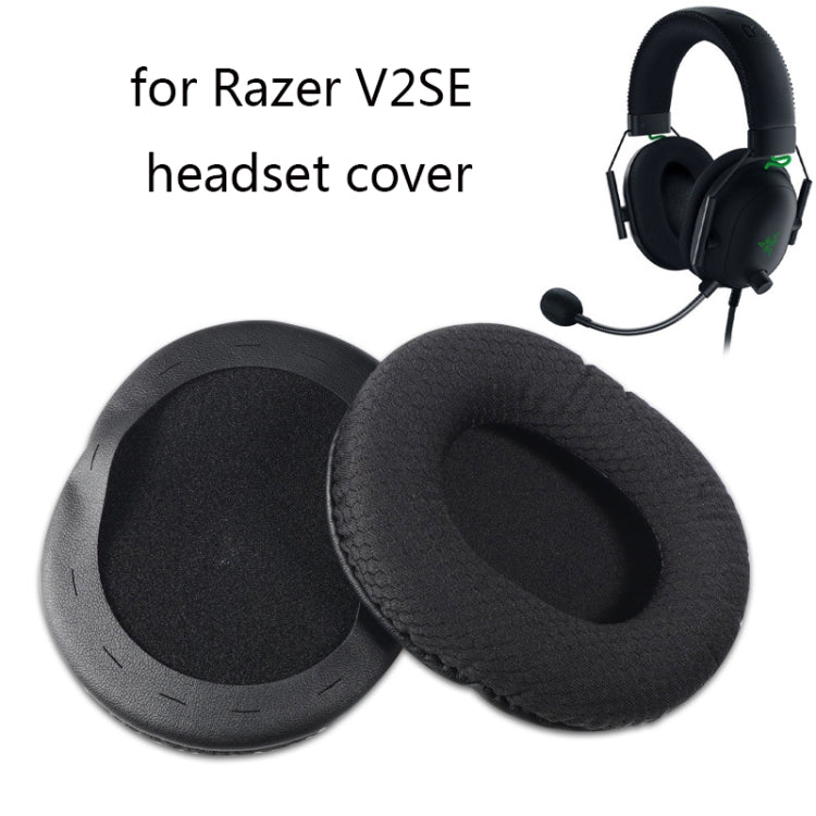 2 PCS Headset Sponge Cover For Razer V2, Colour: Black Mesh - Earmuff & Pad by PMC TechLife | Online Shopping South Africa | PMC TechLife
