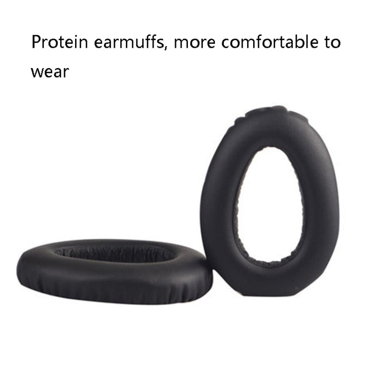 1 Pairs Headphones Sponge Cover Headphone Accessories For Sennheiser  PXC550/MB660(Black) - Earmuff & Pad by PMC TechLife | Online Shopping South Africa | PMC TechLife