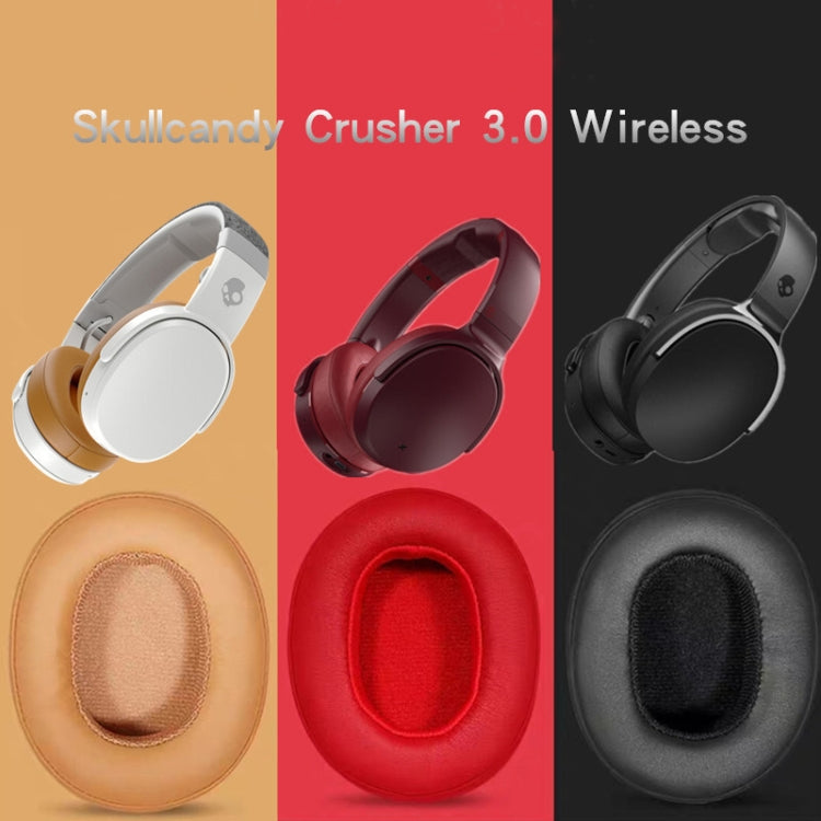 2 PCS Headphones Sponge Cover For Skullcandy Crusher 3.0 Wireless(Red) - Earmuff & Pad by PMC TechLife | Online Shopping South Africa | PMC TechLife | Buy Now Pay Later Mobicred