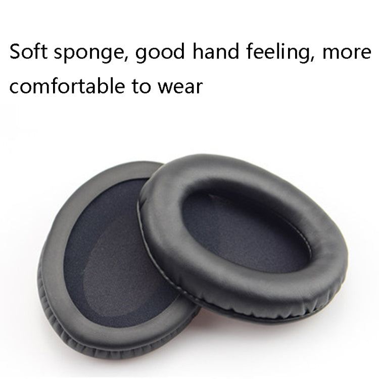 1 Pairs Headset Sponge Cover Ear Pad Leather Case For Kingston Cloud Silver II, Colour: Lambskin Black - Earmuff & Pad by PMC TechLife | Online Shopping South Africa | PMC TechLife