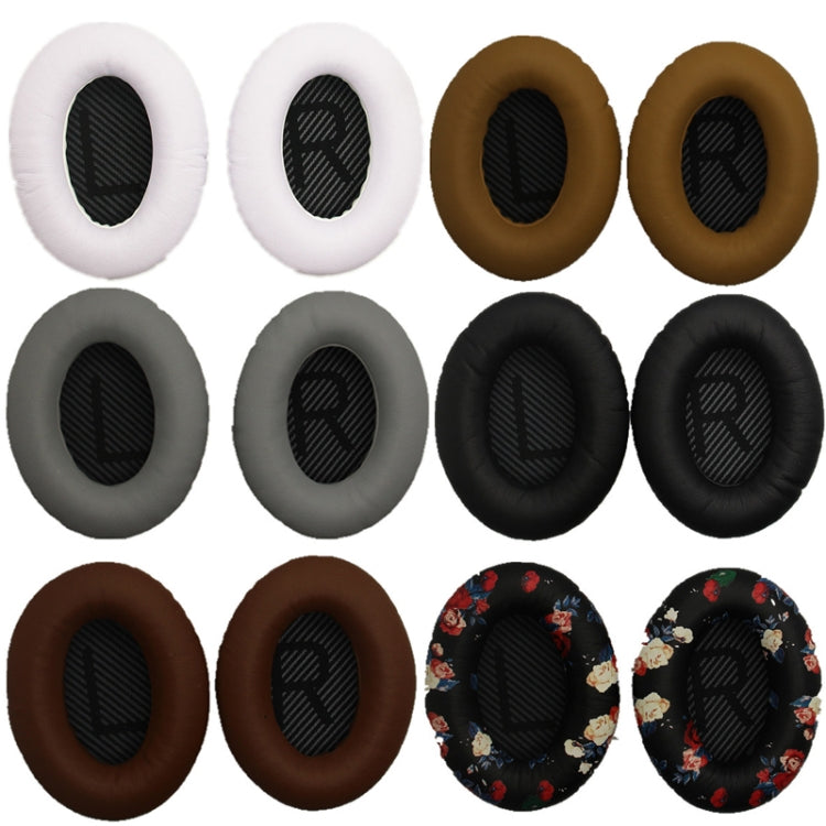 2 PCS Headset Sponge Cover For BOSE QC15 / QC3 / QC2 / QC25 / AE2 / AE2i(Print Color + Black LR) - Earmuff & Pad by PMC TechLife | Online Shopping South Africa | PMC TechLife
