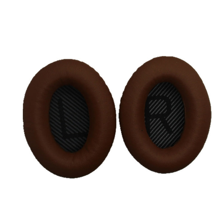 2 PCS Headset Sponge Cover For BOSE QC15 / QC3 / QC2 / QC25 / AE2 / AE2i(Coffee  + Black LR) - Earmuff & Pad by PMC TechLife | Online Shopping South Africa | PMC TechLife