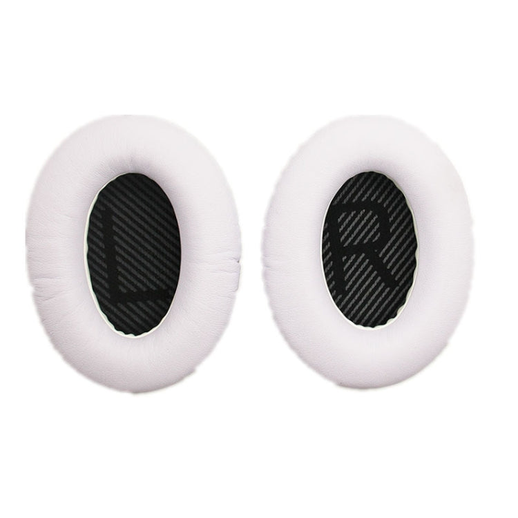 2 PCS Headset Sponge Cover For BOSE QC15 / QC3 / QC2 / QC25 / AE2 / AE2i(White  + Black LR) - Earmuff & Pad by PMC TechLife | Online Shopping South Africa | PMC TechLife