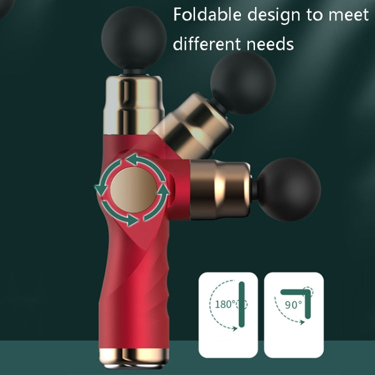 Mini Fascia Gun Small LCD Screen Muscle Massager(018 Black) - free shipping - PMC TechLife - Order now!